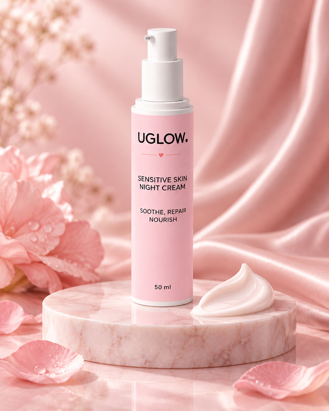 Sensitive Skin Overnight Cream, Fragrance-Free